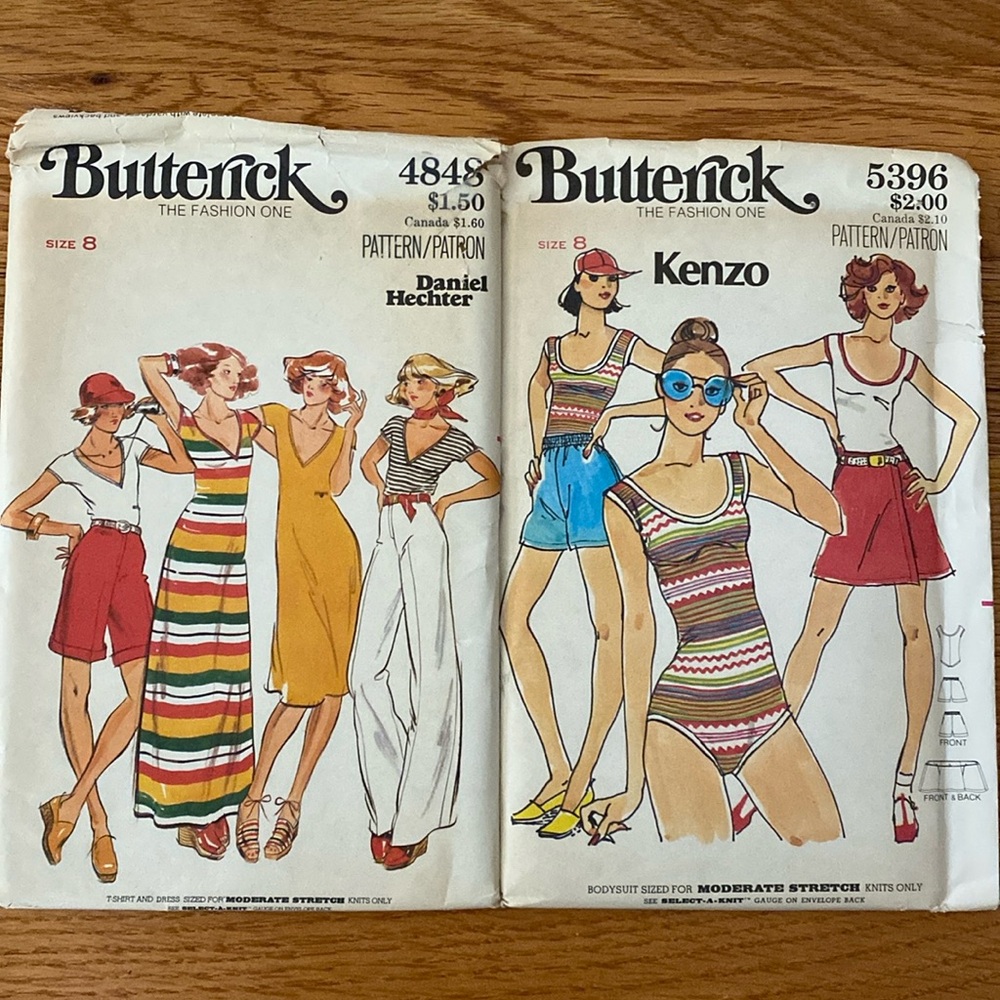 VTG ‘70s Butterick Sewing Patterns UNCUT FF